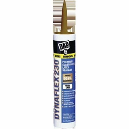 DAP 18412 10.3 oz. Cedar Tan 230 Dynaflex Elastomeric Latex Sealant DA327608